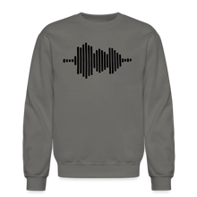 Load image into Gallery viewer, Jesus FR3QNCÏ Audio WAV Black Logo Sweatshirt (Puff Raised)