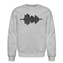 Load image into Gallery viewer, Jesus FR3QNCÏ Audio WAV Black Logo Sweatshirt (Puff Raised)