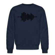 Load image into Gallery viewer, Jesus FR3QNCÏ Audio WAV Black Logo Sweatshirt (Puff Raised)