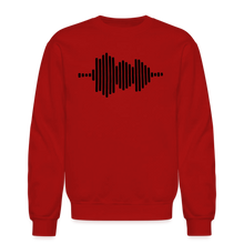 Load image into Gallery viewer, Jesus FR3QNCÏ Audio WAV Black Logo Sweatshirt (Puff Raised)