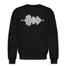 Load image into Gallery viewer, Jesus FR3QNCÏ Audio WAV White Logo Sweatshirt (Puff Raised)