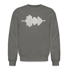 Load image into Gallery viewer, Jesus FR3QNCÏ Audio WAV White Logo Sweatshirt (Puff Raised)