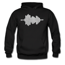 Load image into Gallery viewer, Jesus FR3QNCÏ Audio WAV White Logo Hoodie (Puff Raised)