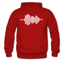 Load image into Gallery viewer, Jesus FR3QNCÏ Audio WAV White Logo Hoodie (Puff Raised)