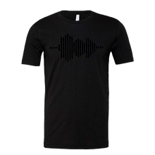 Load image into Gallery viewer, Jesus FR3QNCÏ Audio WAV Black Logo Tee (Puff Raised)