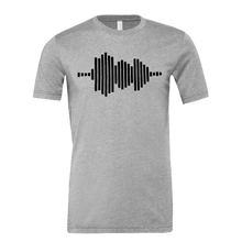 Load image into Gallery viewer, Jesus FR3QNCÏ Audio WAV Black Logo Tee (Puff Raised)