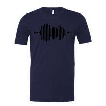 Load image into Gallery viewer, Jesus FR3QNCÏ Audio WAV Black Logo Tee (Puff Raised)