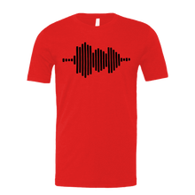 Load image into Gallery viewer, Jesus FR3QNCÏ Audio WAV Black Logo Tee (Puff Raised)