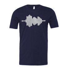 Load image into Gallery viewer, Jesus FR3QNCÏ Audio WAV White Logo Tee (Puff Raised)