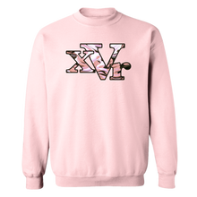 Load image into Gallery viewer, xVr Spilled Milkshake Machine Down Logo Sweatshirt