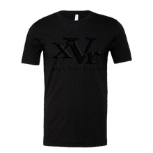 Load image into Gallery viewer, XayVr Brand Apparel Black Logo Tee (Puff Raised)