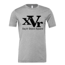 Load image into Gallery viewer, XayVr Brand Apparel Black Logo Tee (Puff Raised)