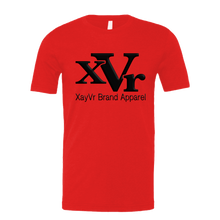 Load image into Gallery viewer, XayVr Brand Apparel Black Logo Tee (Puff Raised)