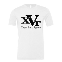 Load image into Gallery viewer, XayVr Brand Apparel Black Logo Tee (Puff Raised)