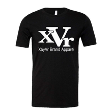 Load image into Gallery viewer, XayVr Brand Apparel White Logo Tee (Puff Raised)