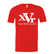 Load image into Gallery viewer, XayVr Brand Apparel White Logo Tee (Puff Raised)