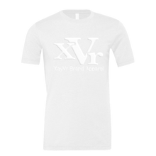 Load image into Gallery viewer, XayVr Brand Apparel White Logo Tee (Puff Raised)
