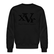 Load image into Gallery viewer, XayVr Brand Apparel Black Logo Sweatshirt (Puff Raised)