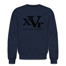 Load image into Gallery viewer, XayVr Brand Apparel Black Logo Sweatshirt (Puff Raised)
