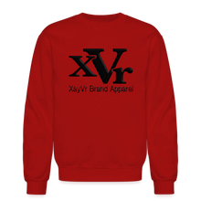 Load image into Gallery viewer, XayVr Brand Apparel Black Logo Sweatshirt (Puff Raised)