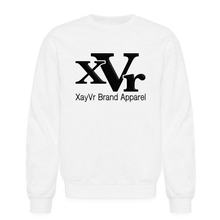 Load image into Gallery viewer, XayVr Brand Apparel Black Logo Sweatshirt (Puff Raised)