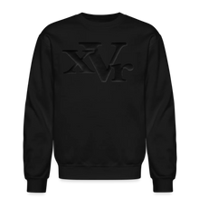 Load image into Gallery viewer, xVr Black Logo Sweatshirt (Puff Raised)