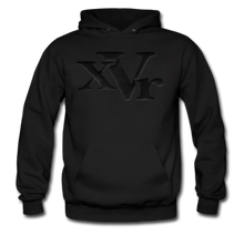 Load image into Gallery viewer, xVr Black Logo Hoodie (Puff Raised)