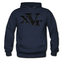 Load image into Gallery viewer, xVr Black Logo Hoodie (Puff Raised)