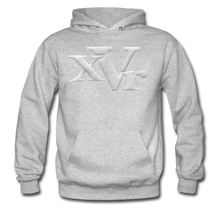 Load image into Gallery viewer, xVr White Logo Hoodie (Puff Raised)