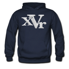 Load image into Gallery viewer, xVr White Logo Hoodie (Puff Raised)
