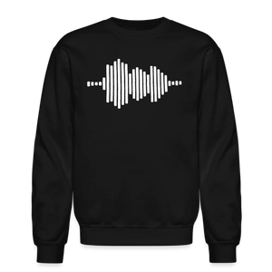 Jesus FR3QNCÏ Audio WAV White Logo Sweatshirt (Puff Raised)