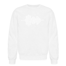Load image into Gallery viewer, Jesus FR3QNCÏ Audio WAV White Logo Sweatshirt (Puff Raised)
