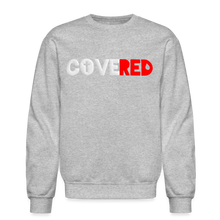 Load image into Gallery viewer, COVERED White+Red Sweatshirt (Puff Raised)
