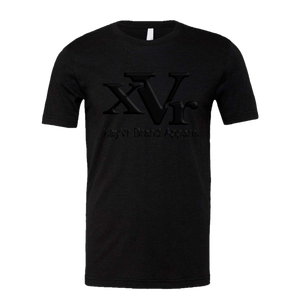 XayVr Brand Apparel Black Logo Tee (Puff Raised)