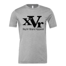 Load image into Gallery viewer, XayVr Brand Apparel Black Logo Tee (Puff Raised)
