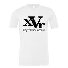 Load image into Gallery viewer, XayVr Brand Apparel Black Logo Tee (Puff Raised)
