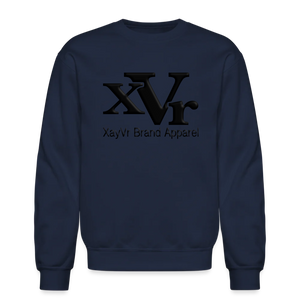XayVr Brand Apparel Black Logo Sweatshirt (Puff Raised)
