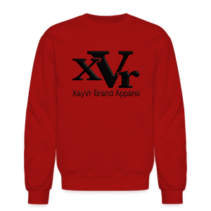 XayVr Brand Apparel Black Logo Sweatshirt (Puff Raised)