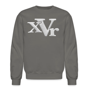 xVr White Logo Sweatshirt (Puff Raised)