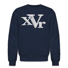 Load image into Gallery viewer, xVr White Logo Sweatshirt (Puff Raised)
