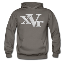 Load image into Gallery viewer, xVr White Logo Hoodie (Puff Raised)
