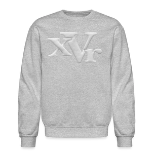 xVr White Logo Sweatshirt (Puff Raised)