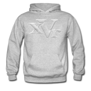 xVr White Logo Hoodie (Puff Raised)